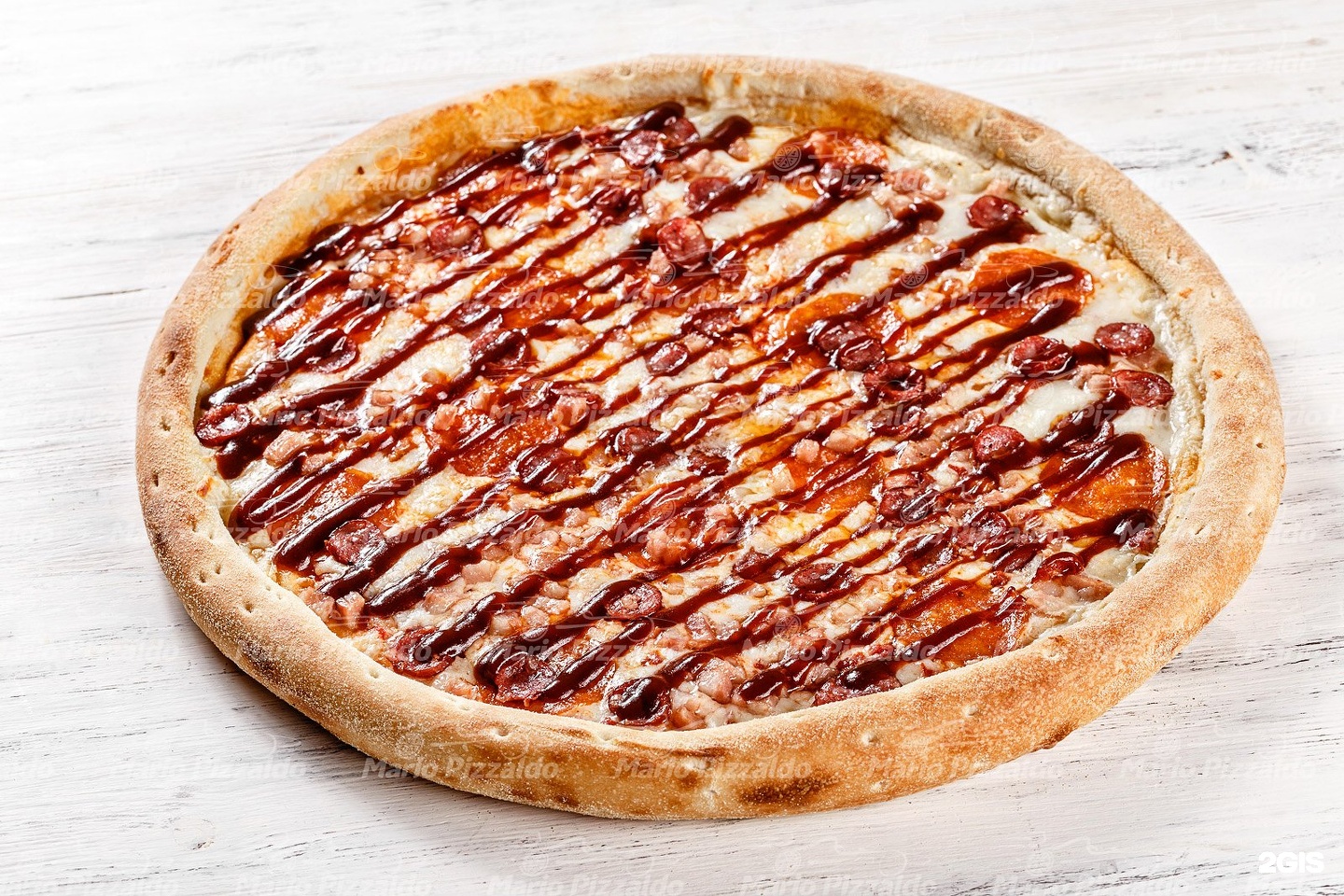мясная пицца с соусом барбекю (119) фото