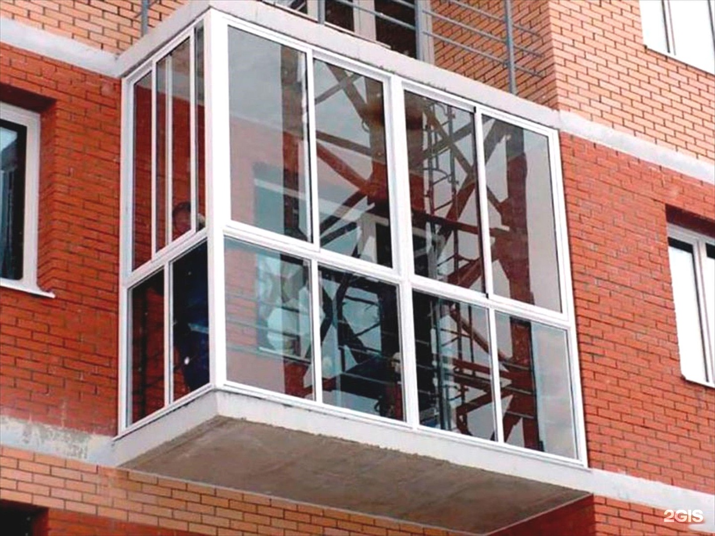Остекление балкона окна роста