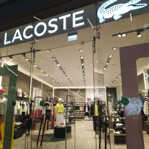 Фото от владельца LACOSTE, сеть магазинов одежды и обуви