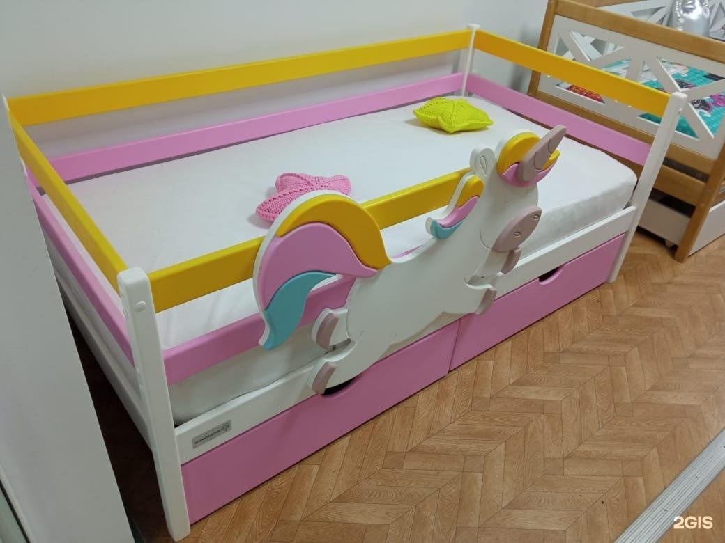 Кровать детская 86х166х72 см детская кровать aria 160х80 береза