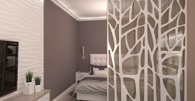 Pin on Home decor دكراسيون Modern room divider, Living room partition design, Li