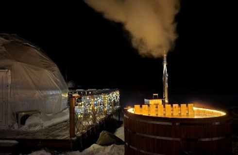 с. Восход: Глэмпинг Шале на воде