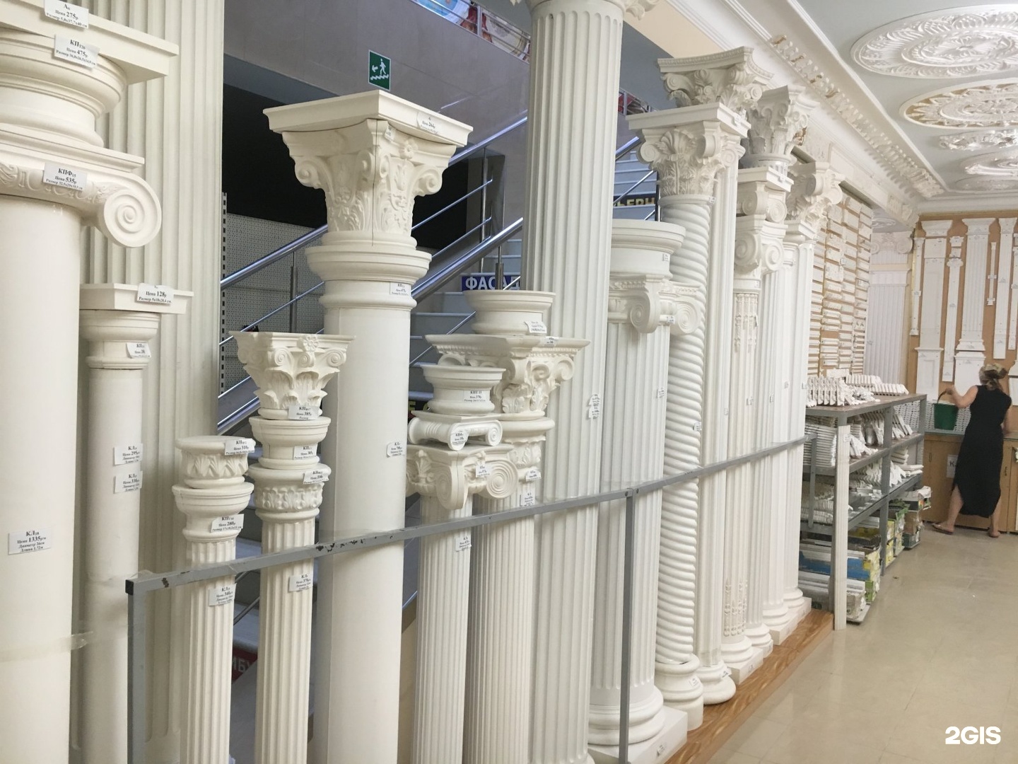 декоративные колонны из полиуретана фото