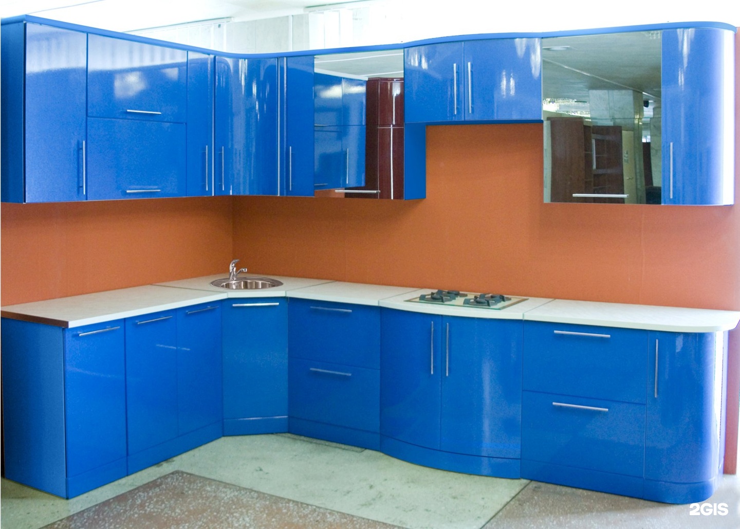 Кухнеленд магазин. Кухонный гарнитур синего цвета. Кухонный гарнитур угловой. Кухня в синем цвете. Кухня угловая синяя.