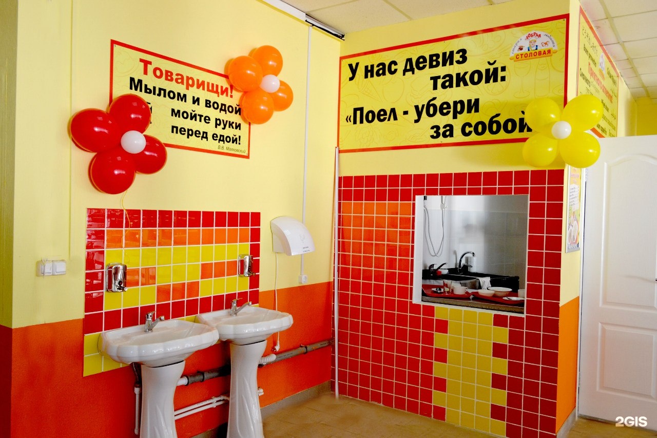 Добрая столовая казань карта