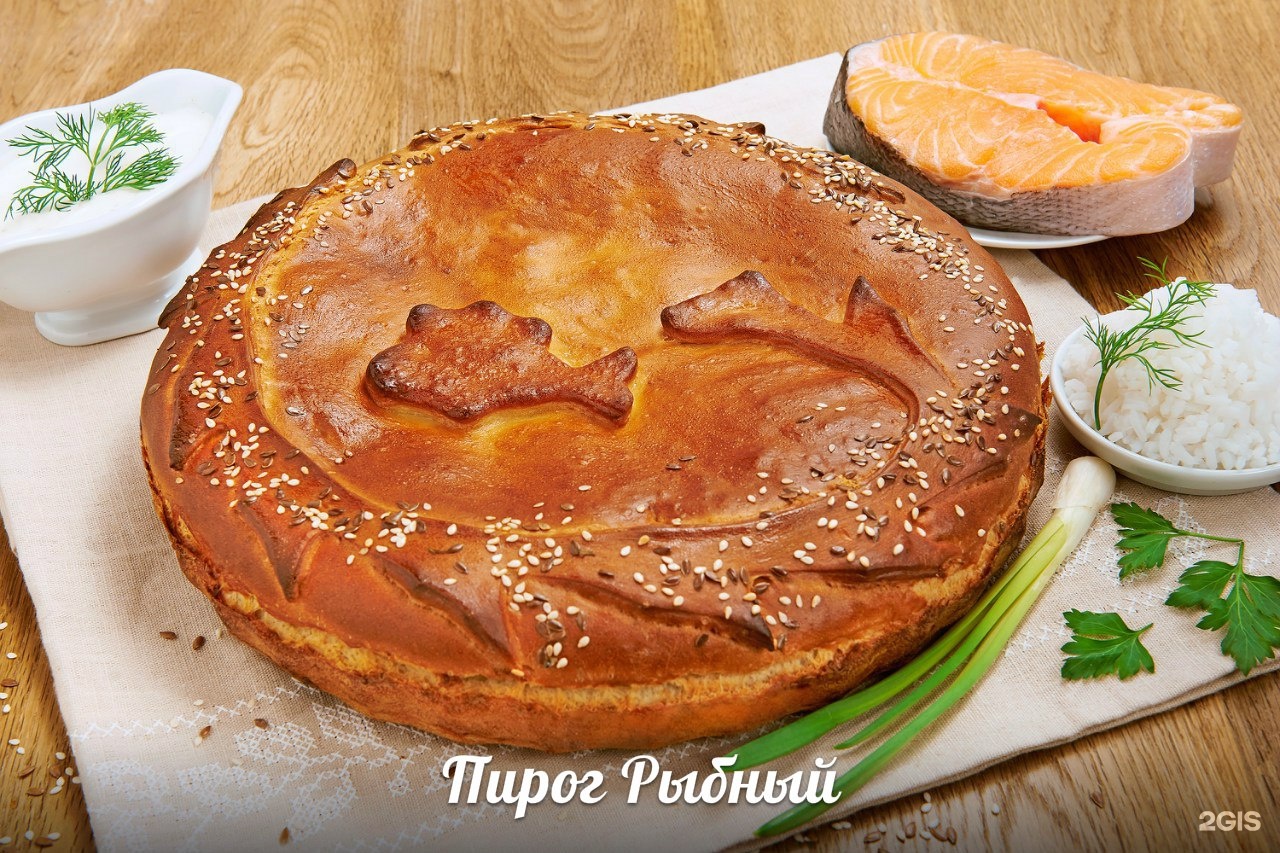 Пирог с рыбой с корочкой