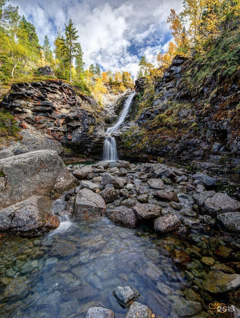 Водопад Рисйок Хибины