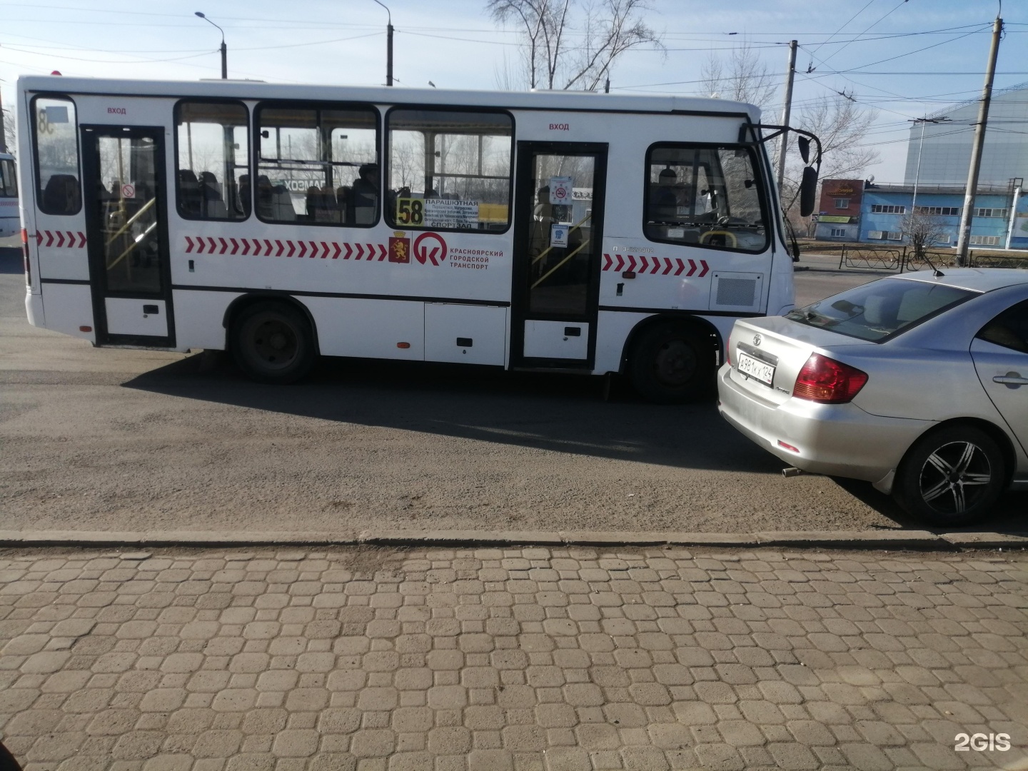 58 автобус красноярск. Автобус 58 Красноярск.