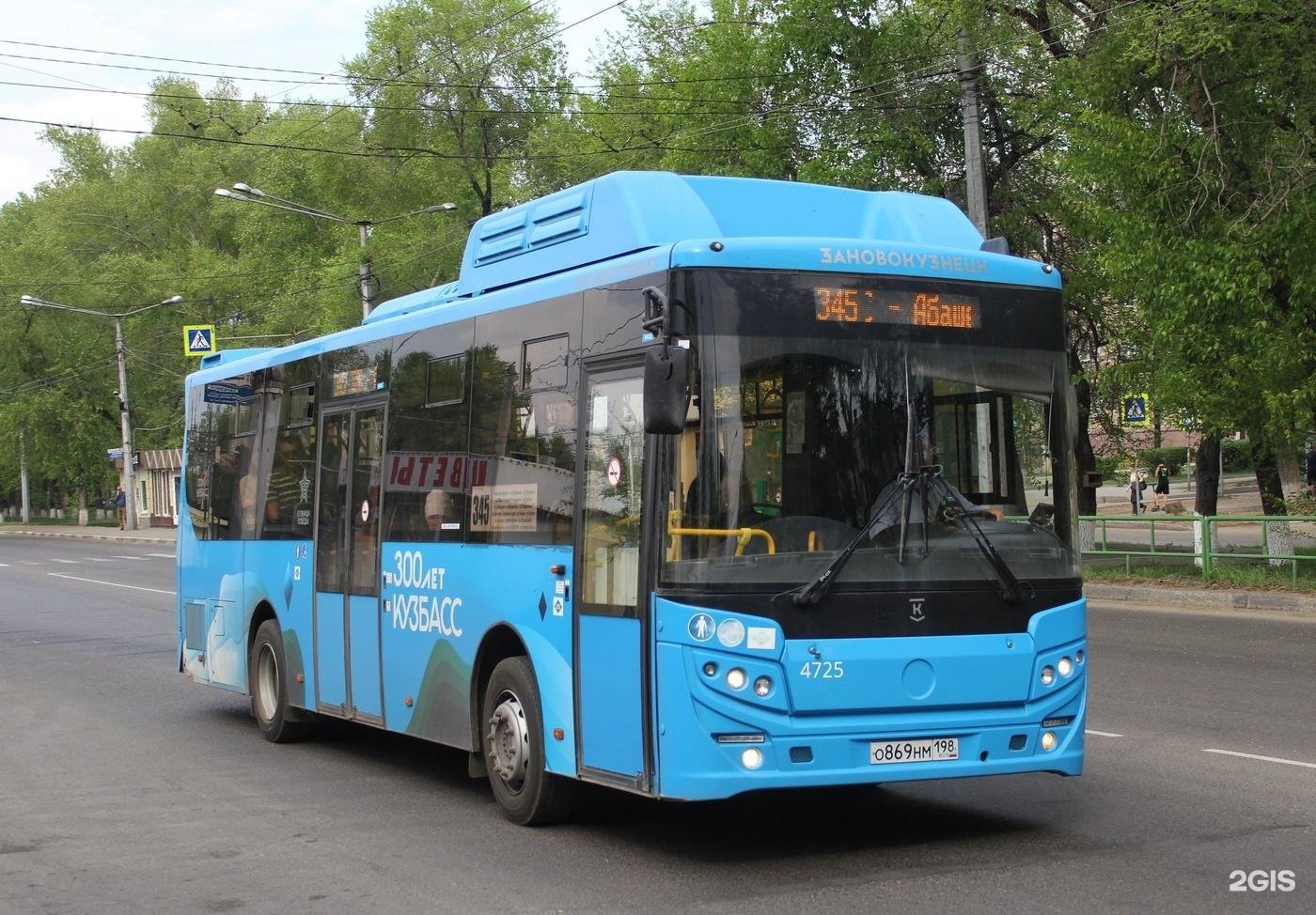 Карта автобус 345 новокузнецк