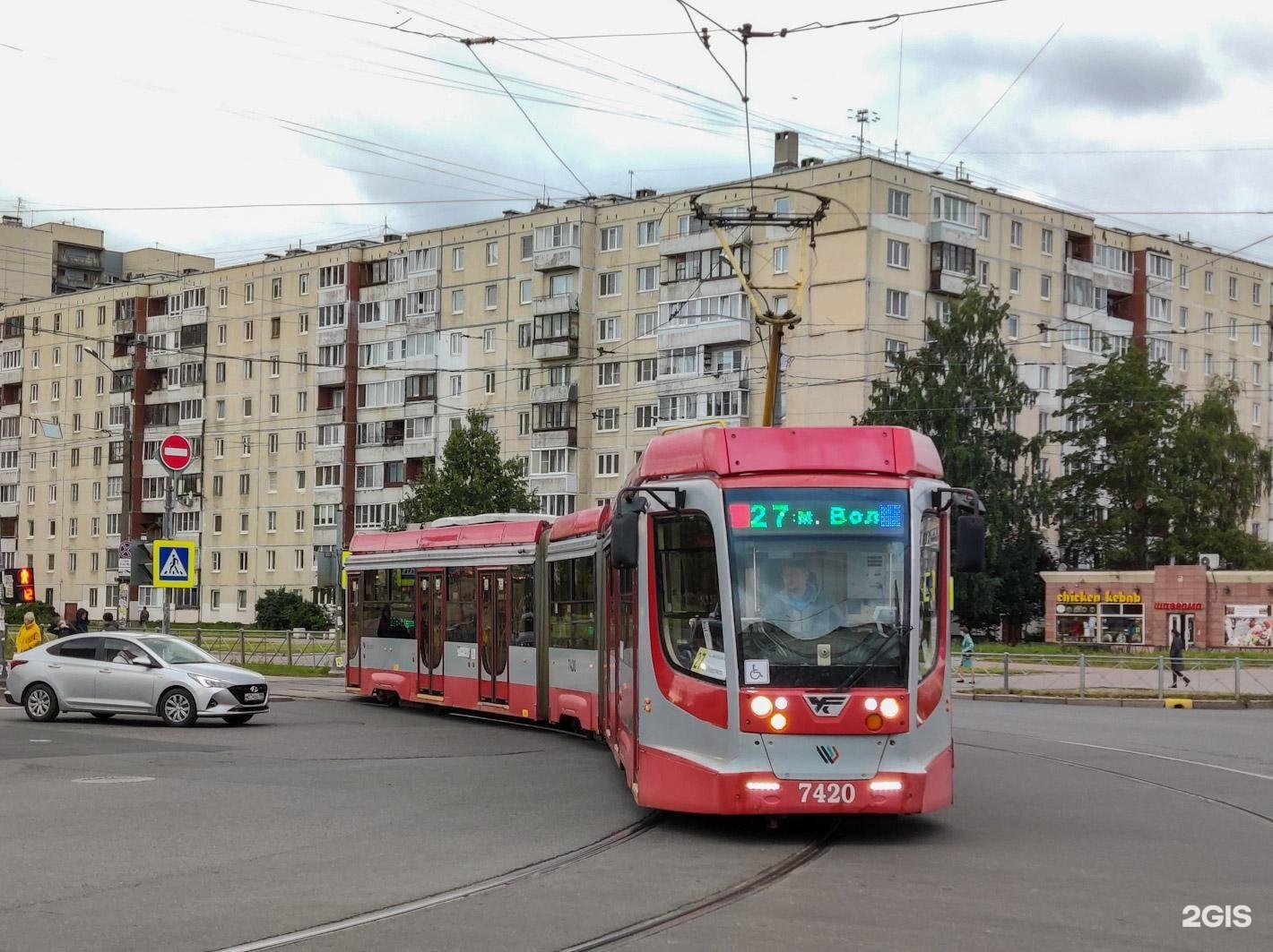 Трамвай 27 в Санкт-Петербурге: расписание и остановки на …