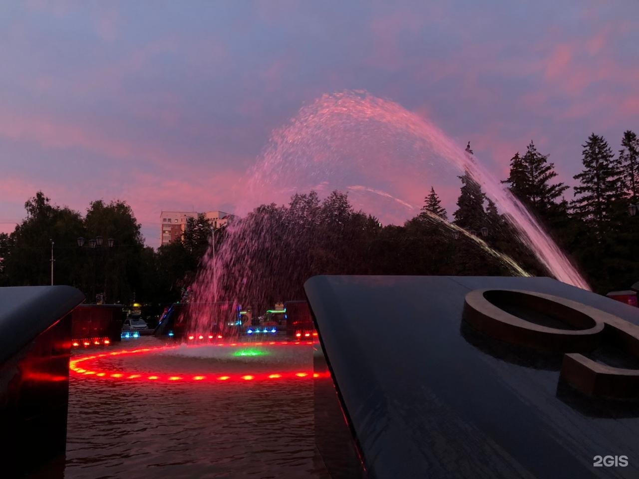 Парк Гафури Уфа фонтан