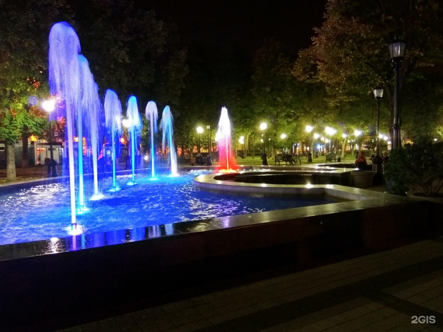 Усть Лабинск парк фонтан