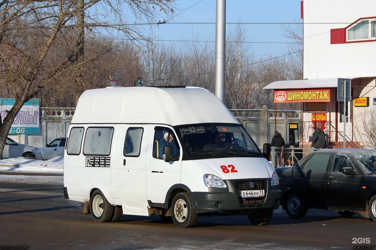 Маршрутка 82 ульяновск схема