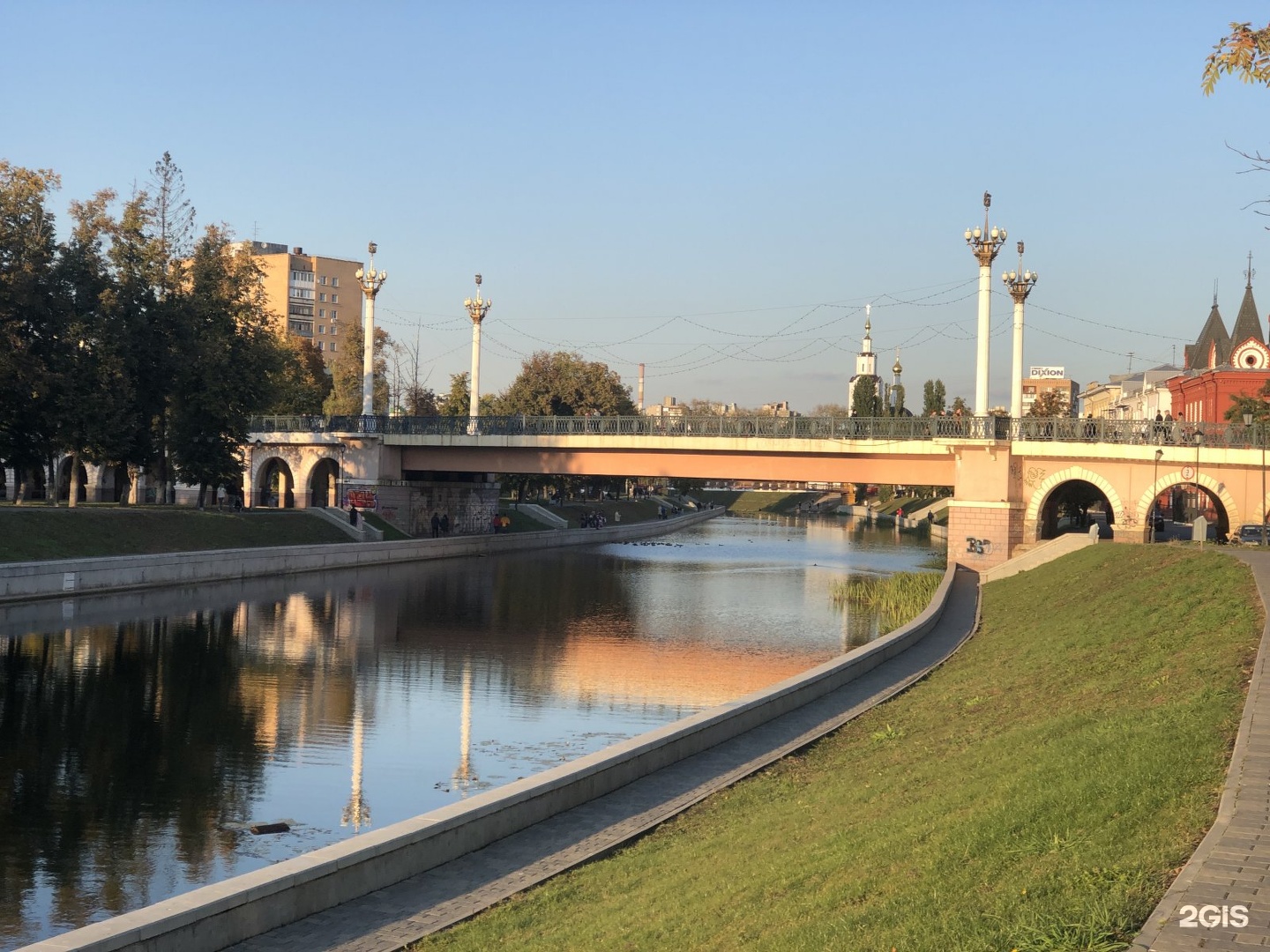 Орел центр города Александровский мост