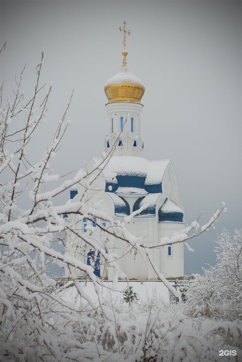 Часовня зима