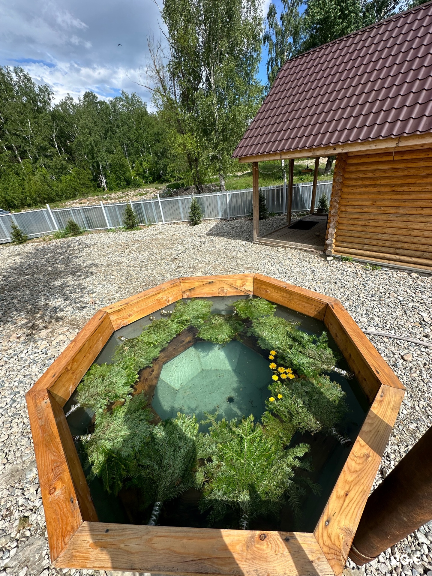 Баня на дровах