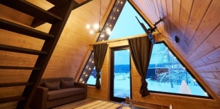 Светлое: Коттедж Aframe-Village