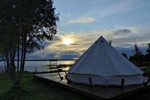 Кондобережская: Турбаза Видно Озеро